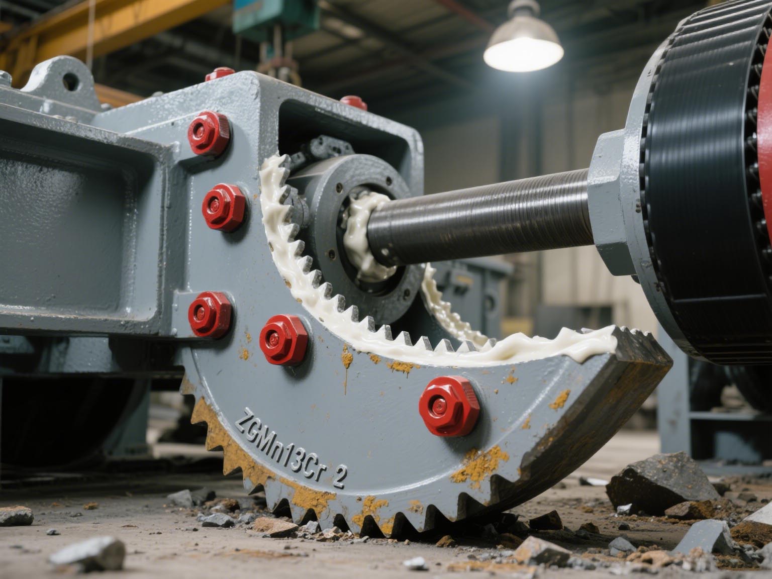 Плита дробящая пример